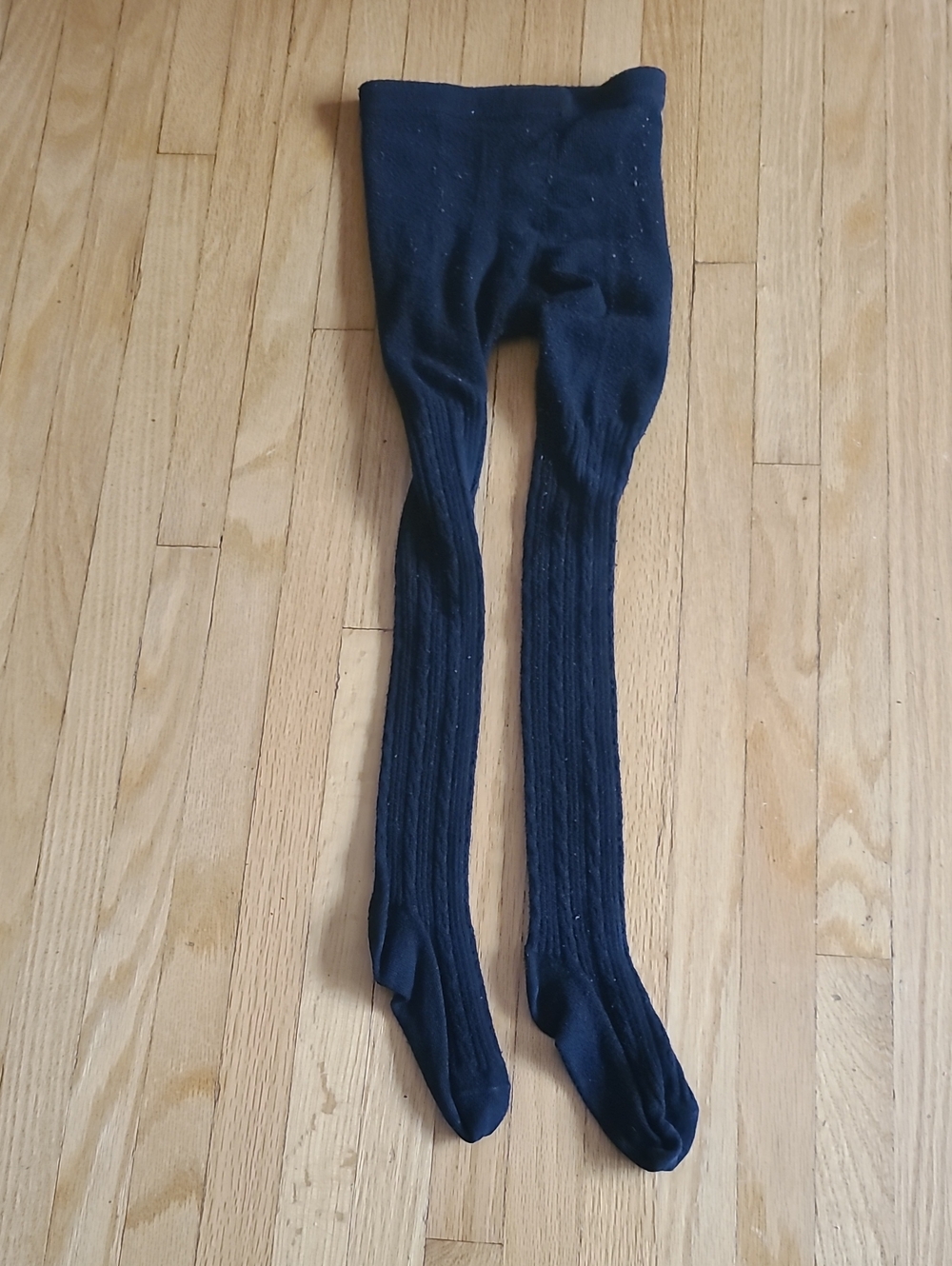 10 for $25 - The Children's Place Girls 4-5 Years Black Cable Knit Tights-1 pair